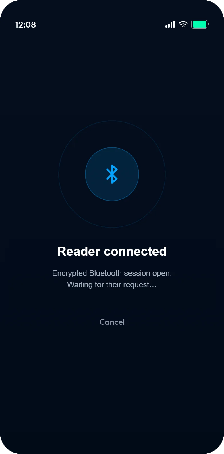 Connected to the verifier